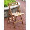Set of 4- Outdoor Wooden Folding Patio Chairs