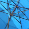 11-Ft Tilting Patio Umbrella with Pacific Blue Canopy Shade