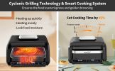 Chef Smart 7-in-1 Indoor Electric Grill Air Fryer,Family Large Capacity,Countertop Grill