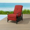 Outdoor Reclining Lounge Chair Automatic Adjustable Patio Lounge Sofa with Comfortable Cushion