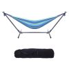 Free shipping  Hammock & Steel Frame Stand Swing Chair Home/Outdoor Backyard Garden Camp Sleep YJ
