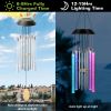 Solar Wind Chime Lights 7 Color Changing Decorative Lamp IP65 Waterproof Hanging String Lights