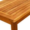 Patio Coffee Table 27.5"x15.7"x14.1" Solid Acacia Wood