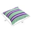 Free shipping Distinctive Cotton Canvas Hanging Rope Chair with Pillows Green YJ