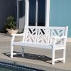 Bradley Rectangular and Curved Leg Table  Bench - Arm ChairOutdoor Wood Dining Set