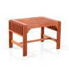 Malibu Eco-Friendly  5-Piece Wood Outdoor Dining Set with Backless Benches V189SET12