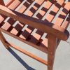 Outdoor  Eucalyptus Wood Arm Chair