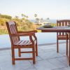 7-Piece English Garden Dining Set 2 with Rectangular Extension Table