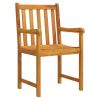 Patio Chairs 2 pcs Solid Acacia Wood